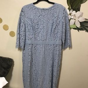 Blue Eva Mendez NY & Co. Trina Sheath Dress